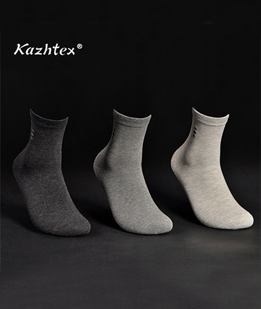 kazhtex江蘇商務銀纖維抗菌防臭襪男襪批發C320104